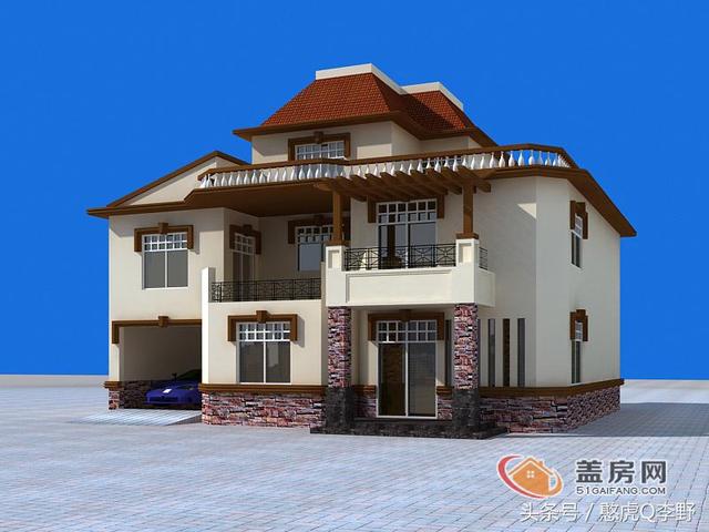 農(nóng)村30萬(wàn)三層別墅設(shè)計(jì)圖，經(jīng)濟(jì)實(shí)用，外觀漂亮大氣，7款戶型任你挑。