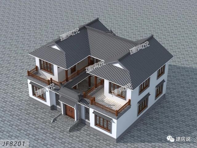 8套中式別墅設(shè)計(jì)圖，充滿中式住宅的古韻古香，在布局上又符合現(xiàn)代人的生活習(xí)慣