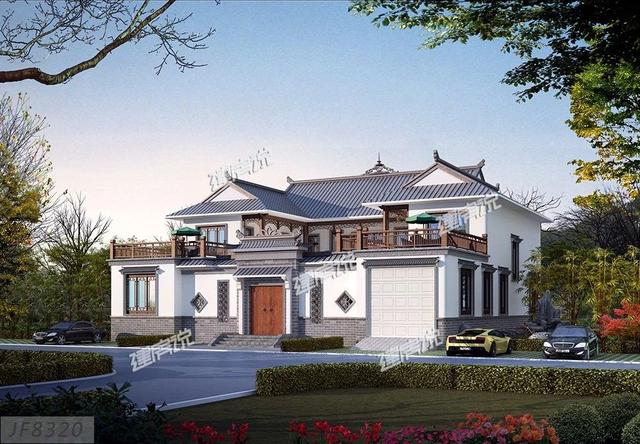 8套中式別墅設(shè)計(jì)圖，充滿中式住宅的古韻古香，在布局上又符合現(xiàn)代人的生活習(xí)慣