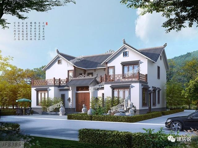 8套中式別墅設(shè)計(jì)圖，充滿中式住宅的古韻古香，在布局上又符合現(xiàn)代人的生活習(xí)慣