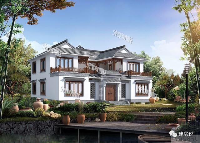 8套中式別墅設(shè)計(jì)圖，充滿中式住宅的古韻古香，在布局上又符合現(xiàn)代人的生活習(xí)慣