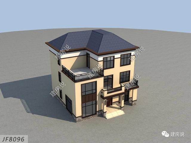 120平新中式別墅設(shè)計圖，保留傳統(tǒng)中式韻味的同時，布局符合現(xiàn)代人們的生活習(xí)慣