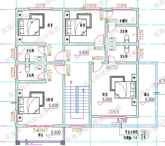 三層自建房帶挑空客廳現(xiàn)代風格全套施工效果圖，蓋好房，過好生活