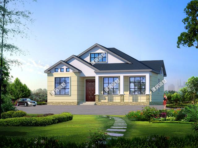 兩款開(kāi)間13.4米的農(nóng)村二層別墅設(shè)計(jì)圖，精致舒適