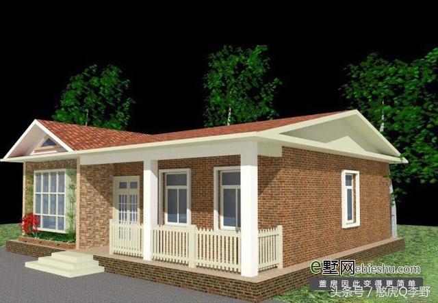 農(nóng)村自建房一層這么蓋最漂亮實(shí)用