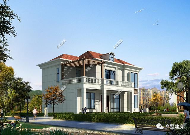 帶門樓的自建房設(shè)計圖，建房子帶門樓，好處多多