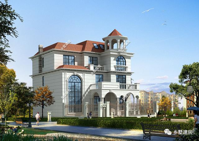 帶門樓的自建房設(shè)計圖，建房子帶門樓，好處多多