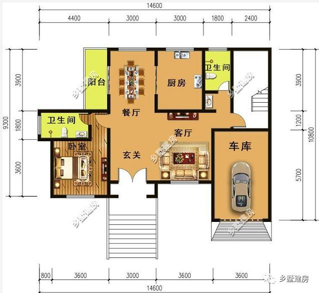 優(yōu)秀的農(nóng)村自建別墅設(shè)計圖，造價實惠，自帶車庫，絕對實用