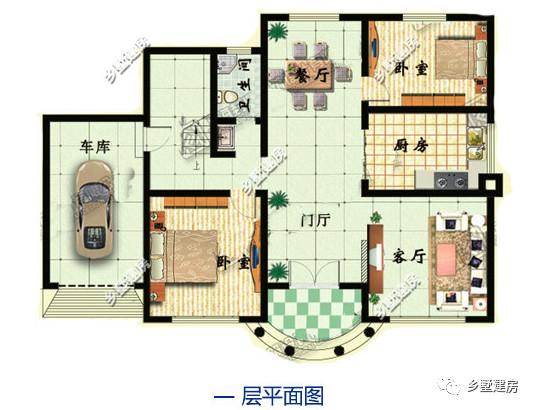 優(yōu)秀的農(nóng)村自建別墅設(shè)計圖，造價實惠，自帶車庫，絕對實用