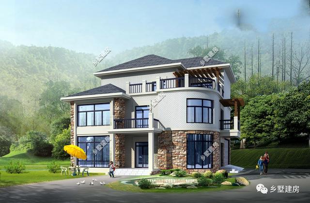 優(yōu)秀的農(nóng)村自建別墅設(shè)計圖，造價實惠，自帶車庫，絕對實用