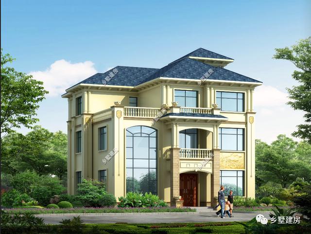 給大家介紹的兩款自建房別墅設(shè)計圖，價格上相差一倍，風(fēng)格上、色彩上也不盡相同