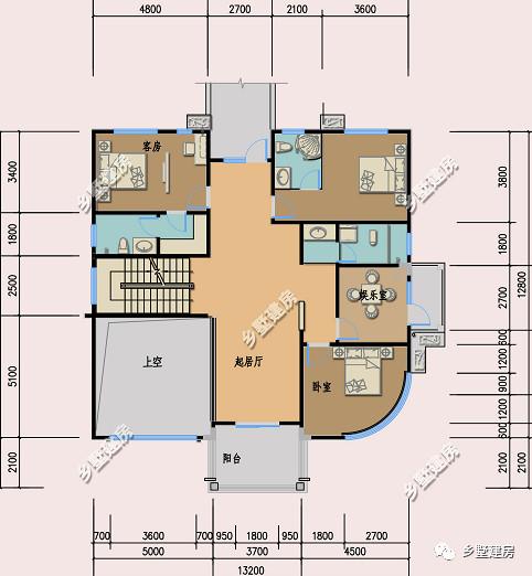 給大家介紹的兩款自建房別墅設(shè)計圖，價格上相差一倍，風(fēng)格上、色彩上也不盡相同