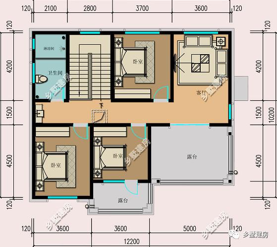 給大家介紹的兩款自建房別墅設(shè)計圖，價格上相差一倍，風(fēng)格上、色彩上也不盡相同
