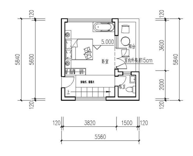 占地130平米兩層半20萬(wàn)農(nóng)村自建房設(shè)計(jì)圖，設(shè)計(jì)新穎獨(dú)特