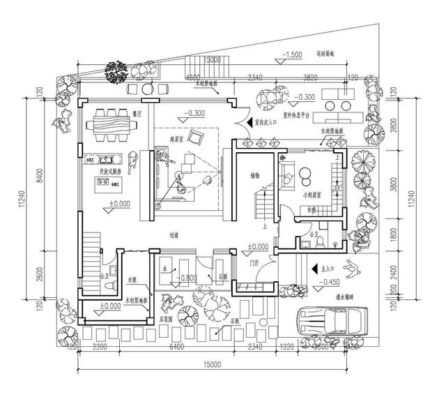 占地130平米兩層半20萬(wàn)農(nóng)村自建房設(shè)計(jì)圖，設(shè)計(jì)新穎獨(dú)特