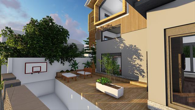 占地130平米兩層半20萬(wàn)農(nóng)村自建房設(shè)計(jì)圖，設(shè)計(jì)新穎獨(dú)特