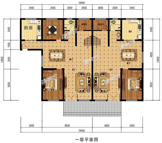 這款二層別墅設(shè)計圖外型美造價低，家家戶戶都能建