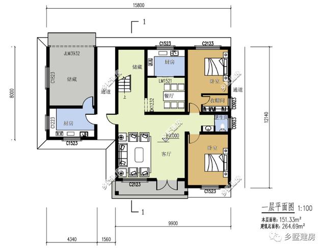 兩款精美的兩層別墅設(shè)計(jì)圖，每一處細(xì)節(jié)都非常注重品質(zhì)
