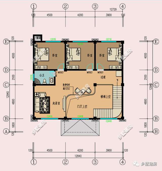 兩款精美的兩層別墅設(shè)計(jì)圖，每一處細(xì)節(jié)都非常注重品質(zhì)