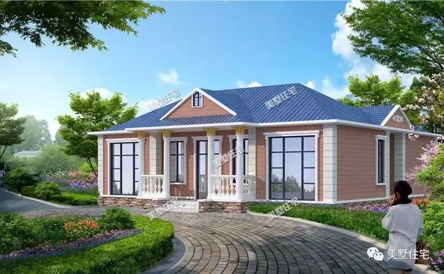 5款經(jīng)濟又實用的一層自建房設(shè)計圖，造價低，施工簡單，家家戶戶都能建