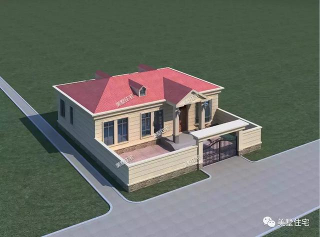 5款經(jīng)濟又實用的一層自建房設(shè)計圖，造價低，施工簡單，家家戶戶都能建