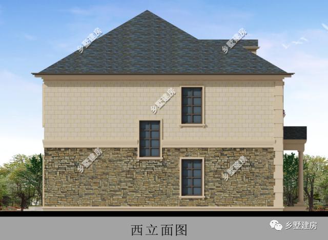 一棟古樸范十足的三層中式別墅設(shè)計(jì)圖，美出天際