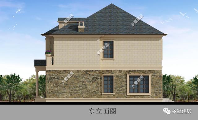 一棟古樸范十足的三層中式別墅設(shè)計(jì)圖，美出天際