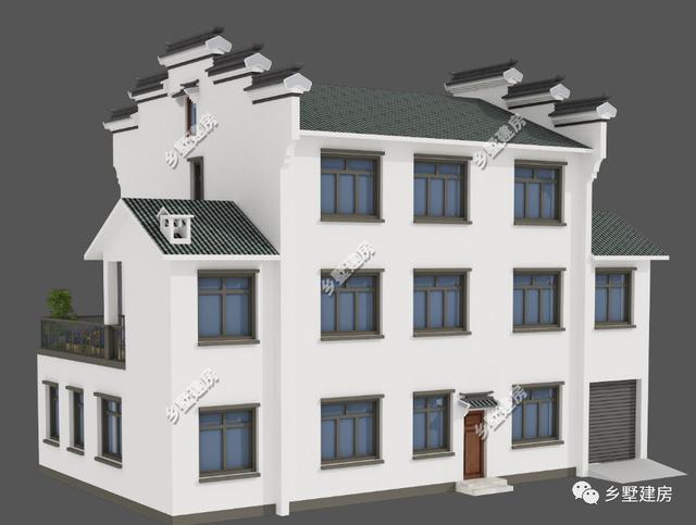 一棟古樸范十足的三層中式別墅設(shè)計(jì)圖，美出天際