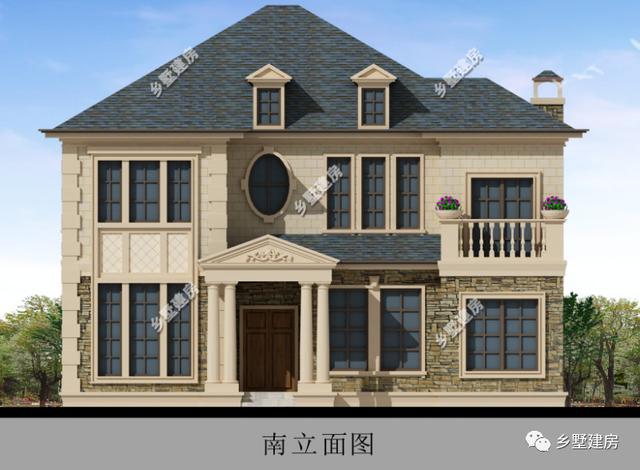 一棟古樸范十足的三層中式別墅設(shè)計(jì)圖，美出天際