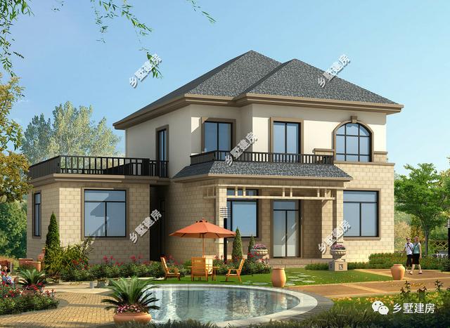 兩款別墅設計圖，一款時尚前衛(wèi)，一款清新自然，你喜歡哪款呢？