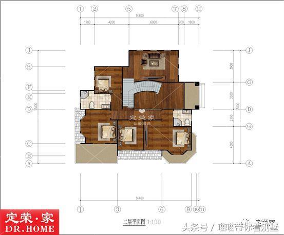 這款帶車庫的農(nóng)村別墅設(shè)計圖介紹給你，不怕車沒地方停了