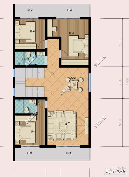 為大家推薦一款農(nóng)村自建房設(shè)計圖，附精致的室內(nèi)裝修效果圖
