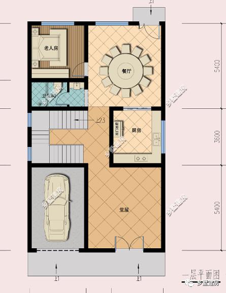 為大家推薦一款農(nóng)村自建房設(shè)計圖，附精致的室內(nèi)裝修效果圖