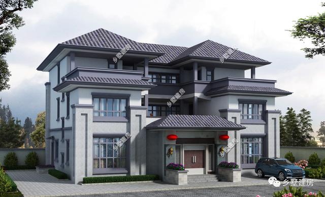 農(nóng)村三層別墅設(shè)計(jì)圖，18X16米，永不過(guò)時(shí)，經(jīng)典中的經(jīng)典