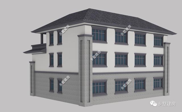 農(nóng)村三層別墅設(shè)計(jì)圖，18X16米，永不過(guò)時(shí)，經(jīng)典中的經(jīng)典
