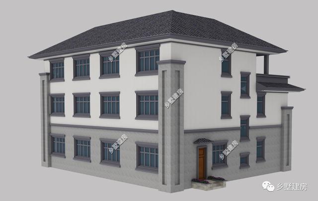 農(nóng)村三層別墅設(shè)計(jì)圖，18X16米，永不過(guò)時(shí)，經(jīng)典中的經(jīng)典