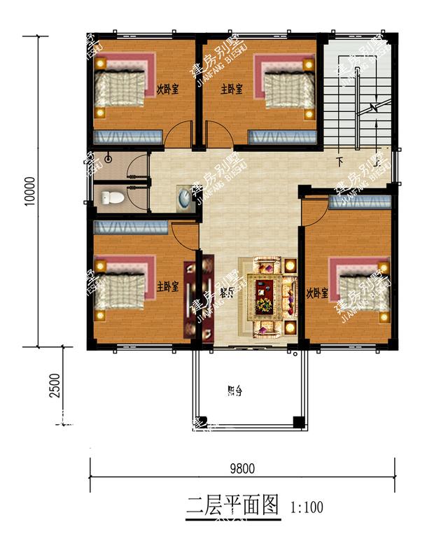 最值得期待的一款三層別墅設計圖，占地106.4平