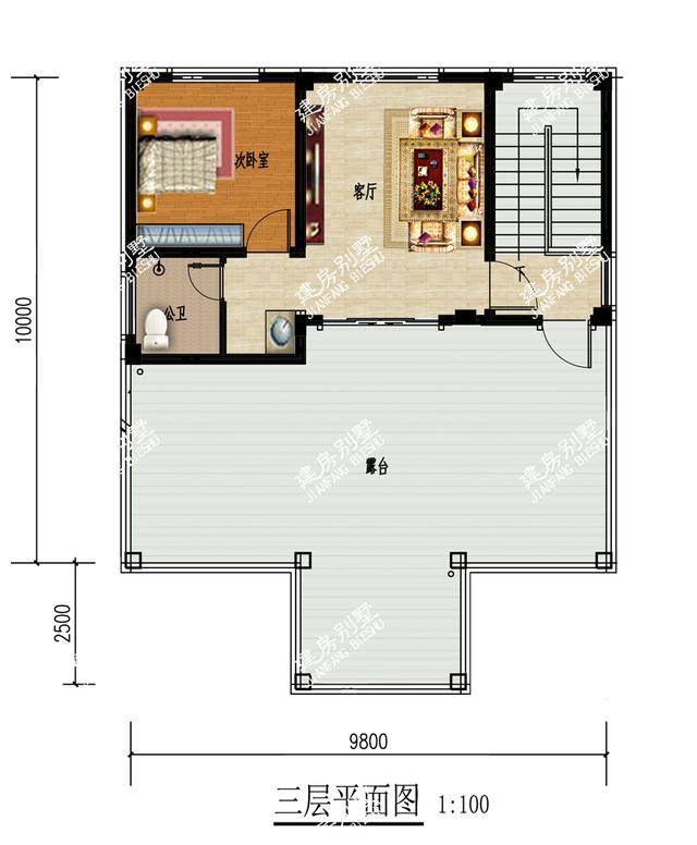 最值得期待的一款三層別墅設計圖，占地106.4平