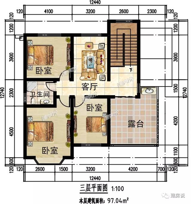 給大家推薦3款農(nóng)村最流行的別墅設計圖，造價和布局一流