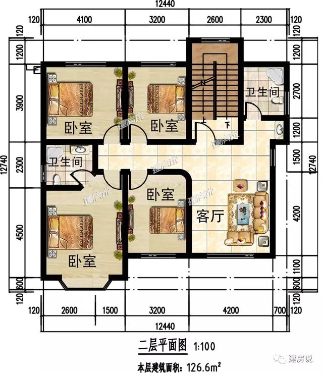 給大家推薦3款農(nóng)村最流行的別墅設計圖，造價和布局一流