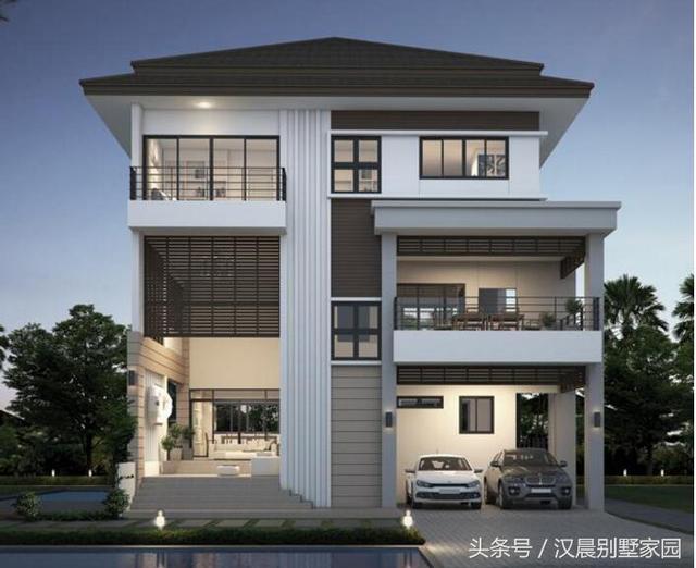 3款現(xiàn)代農(nóng)村別墅設(shè)計圖，戶型別致，建好肯定人人羨慕