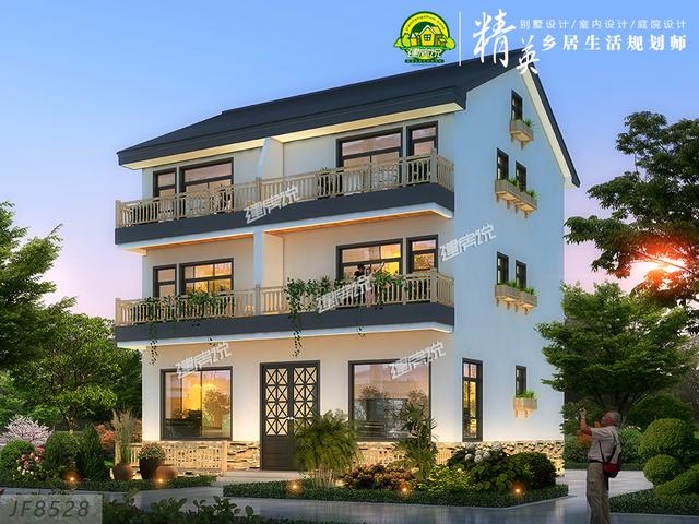 這款古色古香的現(xiàn)代別墅設(shè)計圖，非常有韻味