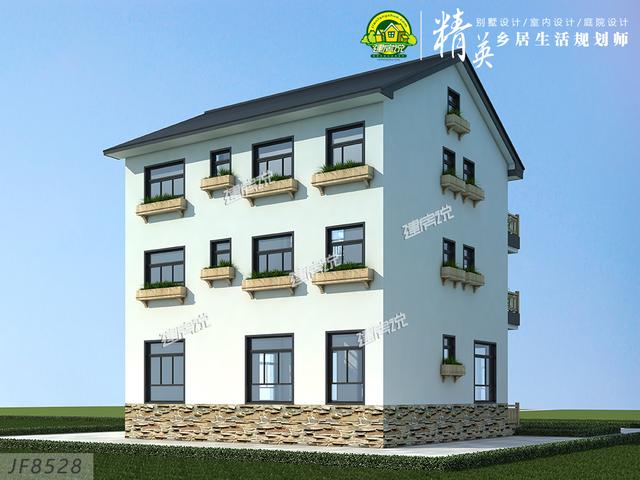 這款古色古香的現(xiàn)代別墅設(shè)計圖，非常有韻味