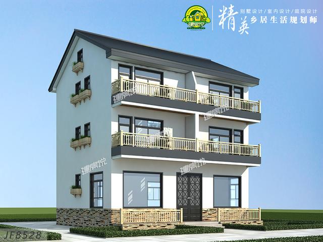 這款古色古香的現(xiàn)代別墅設(shè)計圖，非常有韻味