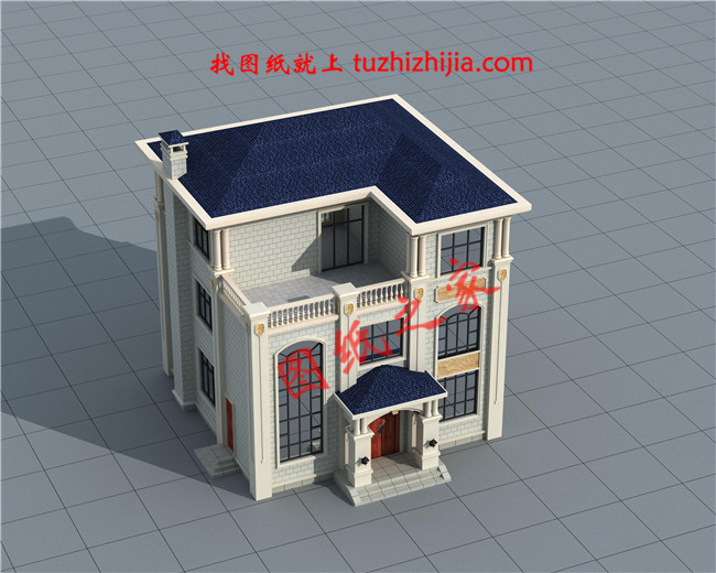 造價30萬左右的三層樓房設(shè)計圖，占地120平米左右