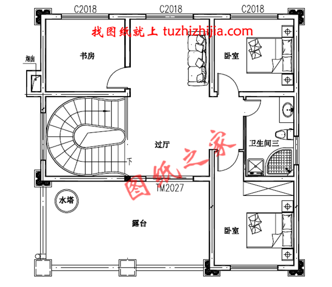 造價30萬左右的三層樓房設(shè)計圖，占地120平米左右