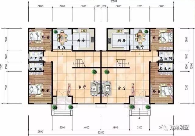 精選3款農村豪華雙拼別墅設計圖，建一棟好房一輩子享福