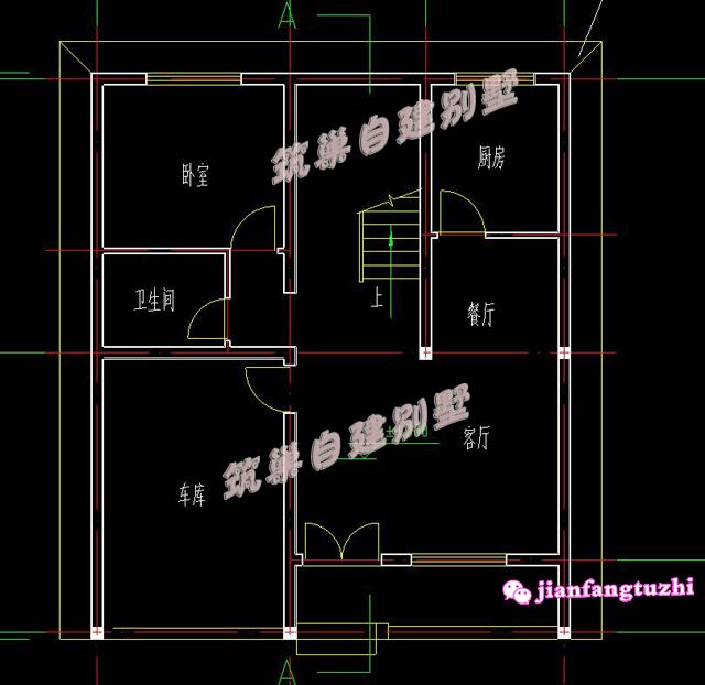 新農(nóng)村三層自建房全套設(shè)計圖，占地100平米