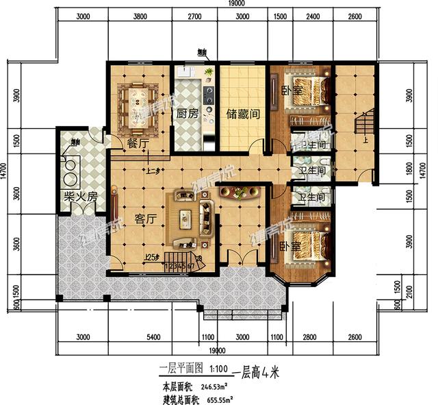三層農(nóng)村自建房設(shè)計(jì)圖，外型精美，非常適合建在農(nóng)村