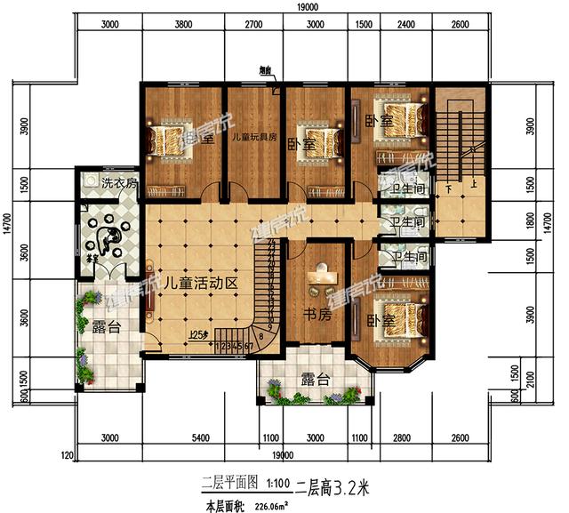 三層農(nóng)村自建房設(shè)計(jì)圖，外型精美，非常適合建在農(nóng)村